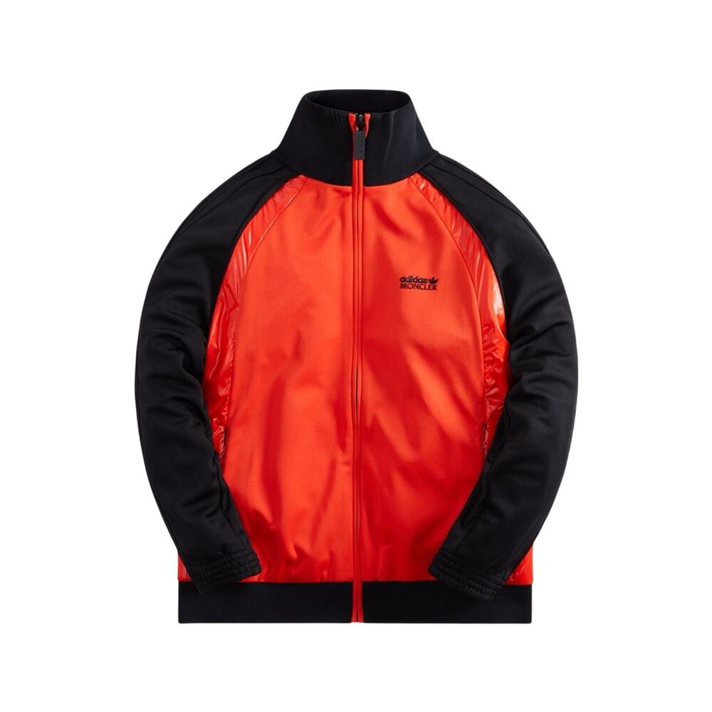 NWT Moncler x Adidas Cardigan Jacket XL Black Orange Full Zip Long Sleeve #VVVZ